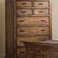 Elk Grove 7-Drawer Chest Vintage Bourbon Collection: Clean And Classic, This Wooden Seven-Drawer Chest Features A Simple Silhouette Enhanced With Raised Details. Store Extra Linens And Clothing Safely With A Variety Of Different Drawer Sizes.  SKU: 203895 coastmega