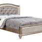 Bling Game Eastern King Panel Bed Metallic Platinum Collection: Bling Game SKU: 204181KE coastmega