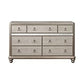 Bling Game 7-Drawer Dresser Metallic Platinum Collection: Bling Game SKU: 204183 coastmega