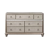 Bling Game 7-Drawer Dresser Metallic Platinum Collection: Bling Game SKU: 204183 coastmega