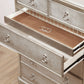 Bling Game 6-Drawer Chest Metallic Platinum - 204185 coastmega