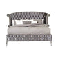 Deanna Queen Tufted Upholstered Bed Grey Collection: Complete With Arm Rest That's Both Chic And Comfortable, Truly Magnificent Addition To The Bedroom Deanna SKU: 205101Q coastmega