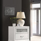 Barzini 2-Drawer Nightstand White - 205892 A-Z Store Nadia