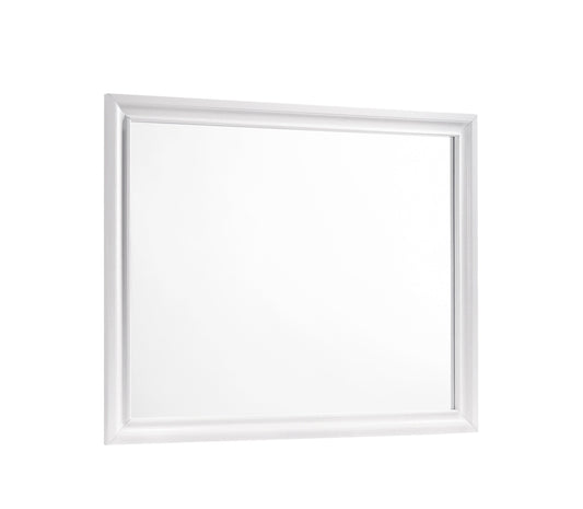 Barzini Rectangle Dresser Mirror White - 205894 A-Z Store Nadia