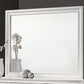 Barzini Queen Wingback Tufted Bed White 4PC Set - SET4PC300843Q A-Z Store Nadia