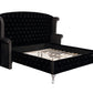 Deanna Eastern King Tufted Upholstered Bed Black Collection:  This King Bed Makes A Dramatic Statement In A Master Bedroom, It's Design Is Simply Exquisite, The Stunning Bed Shows Off Your Sophisticated Sense Of Style: Deanna SKU: 206101KE coastmega