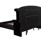 Deanna Queen Tufted Upholstered Bed Black Collection, The Magnificent Queen Bed Has A Truly Elegant Look, Sophisticated Aesthetic, This Bed Makes A Stunning Statement Of Style: Deanna SKU: 206101Q coastmega