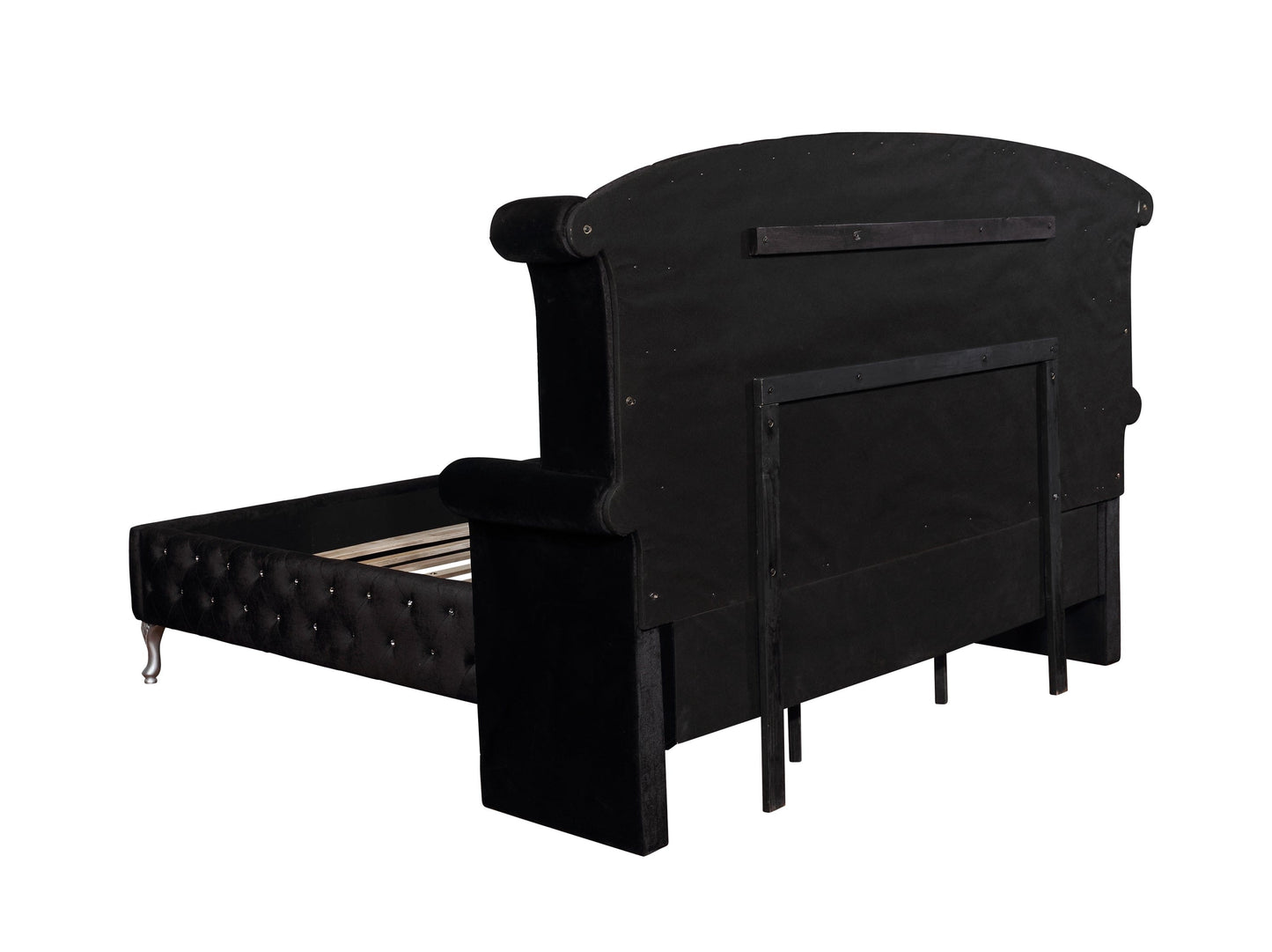 Deanna Eastern King Tufted Upholstered Bed Black Collection:  This King Bed Makes A Dramatic Statement In A Master Bedroom, It's Design Is Simply Exquisite, The Stunning Bed Shows Off Your Sophisticated Sense Of Style: Deanna SKU: 206101KE coastmega