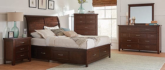 Barstow Queen Storage Bed Pinot Noir Collection: Barstow SKU: 206430Q coastmega