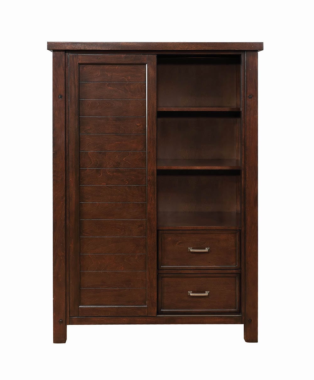 Barstow 8-Drawer Door Chest Pinot Noir Collection: Barstow SKU: 206436