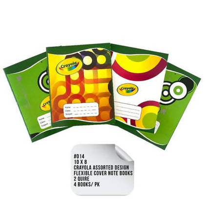 Crayola Flexible Notebooks 4 Units -  It is durable which helps the book stand still in every posture, yet the entire notebook is still light which is good for carrying to work daily-126382
