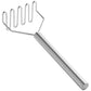 Tablecraft 18 inch Stainless Steel Square-Faced Potato/Bean Masher  Mash potatoes and beans with ease using the Tablecraft 18 inch stainless steel square-faced potato / bean masher-7418 Hannah's Variety Store