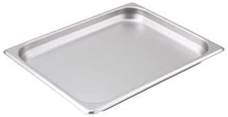 Full Size 1.5 inch Deep Pan The durable stainless steel pan ensures strength for extended, repeated use in cooking, warming, storing, and transporting your product. No need to worry about your salads, meats, and other foods falling -DEEPPAN001.5