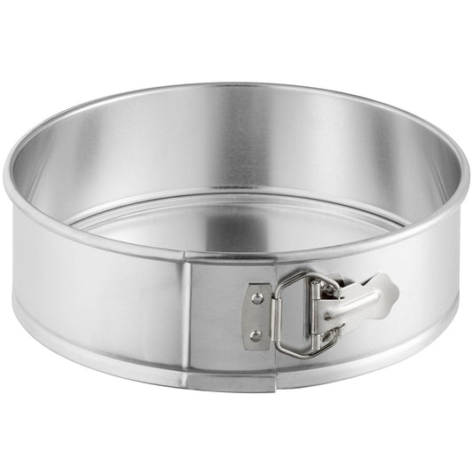 Royal Industries 10 inch x 3 inch Natural Finish Aluminum Springform Cake Pan Try this  10 inch x 3 inch aluminum springform pan for cheesecakes, battercakes, and other specialty items  -ROYSFP1003 Hannah's Variety Store