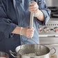 Tablecraft 18 inch Stainless Steel Square-Faced Potato/Bean Masher  Mash potatoes and beans with ease using the Tablecraft 18 inch stainless steel square-faced potato / bean masher-7418 Hannah's Variety Store