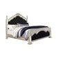 Heidi Eastern King Upholstered Poster Bed Metallic Platinum Collection, Invite A Glamorous Atmosphere Into The Master Bedroom, Elegant,: Heidi SKU: 222731KE coastmega