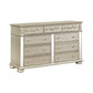 Heidi 9-Drawer Dresser Metallic Platinum Collection: Add A Luxurious Style To Your Bedroom With This Glamorous Dresser, Metallic Platinum Finish For A Luxurious Touch, Plenty Of Space To Store Your Jewelry And Many More Heidi SKU: 222733 coastmega