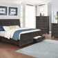 Atascadero Queen 2-Drawer Storage Bed Weathered Carbon Collection: Wine Country Inspiration Makes This Bed One To Relax And Reminisce On. Storage Drawers Add Functionality. SKU: 222880Q coastmega