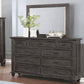 Atascadero Rectangular Mirror Weathered Carbon Collection: Add This Rustic Dresser Mirror To Your Bedroom For A Bold Accent. A Perfect Match For The Dresser From This Same Collection, The Dresser Mirror Easily Attaches For A Seamless Look. SKU: 222884 coastmega