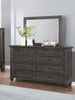 Atascadero Rectangular Mirror Weathered Carbon Collection: Add This Rustic Dresser Mirror To Your Bedroom For A Bold Accent. A Perfect Match For The Dresser From This Same Collection, The Dresser Mirror Easily Attaches For A Seamless Look. SKU: 222884