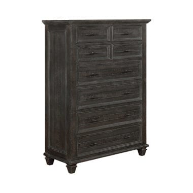 Atascadero 8-Drawer Chest Weathered Carbon Collection: Rich Weathered Carbon Finish Highlights The Worn, Vintage Feel Of This Collection. Easy To Open Drawers, Allow For Additional Storage.  SKU: 222885
