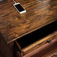 Avenue 3-Drawer Nightstand Weathered Burnished Brown SKU: 223032 coastmega