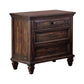 Avenue 3-Drawer Nightstand Weathered Burnished Brown SKU: 223032 coastmega