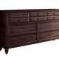 Avenue 10-Drawer Dresser Weathered Burnished Brown SKU: 223033 coastmega