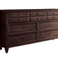Avenue 10-Drawer Dresser Weathered Burnished Brown SKU: 223033 coastmega