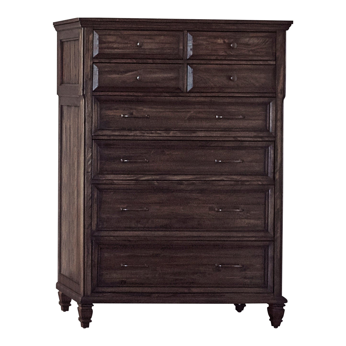 Avenue 8-Drawer Chest Weathered Burnished Brown SKU: 223035 coastmega