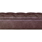 Avenue Upholstered Tufted Bench Weathered Burnished Brown SKU: 223036 coastmega