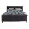 Alderwood California King Upholstered Panel Bed Charcoal Grey SKU: 223121KW