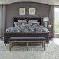 Alderwood Queen Upholstered Panel Bed Charcoal Grey SKU: 223121Q coastmega