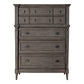 Alderwood 5-Drawer Chest French Grey SKU: 223125 coastmega
