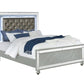 Gunnison Eastern King Panel Bed With LED Lighting Silver Metallic, This Glamorous Contemporary Bed Features A Variety Of Features That Make It A Must Have In Any Modern Home. Solid Block Legs On The Headboard. SKU: 223211KE coastmega