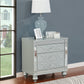 Gunnison 2-Drawer Nightstand Silver Metallic, Bring Modern Glam To A Classic Design With This Transitional Two-Drawer Nightstand, Dual USB Ports And Delicate Bun Feet Complete The Design Of This Exquisite Accent Piece. .  SKU: 223212 coastmega