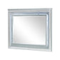 Gunnison Dresser Mirror With LED Lighting Silver Metallic, Bring A Little Glam To Your Mirror With This Glitzy Transitional Mirror, It Looks Great Affixed To A Glam Dresser Or As A Standalone On The Wall.  SKU: 223214 coastmega