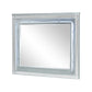 Gunnison Dresser Mirror With LED Lighting Silver Metallic, Bring A Little Glam To Your Mirror With This Glitzy Transitional Mirror, It Looks Great Affixed To A Glam Dresser Or As A Standalone On The Wall.  SKU: 223214 coastmega