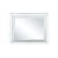 Gunnison Dresser Mirror With LED Lighting Silver Metallic, Bring A Little Glam To Your Mirror With This Glitzy Transitional Mirror, It Looks Great Affixed To A Glam Dresser Or As A Standalone On The Wall.  SKU: 223214 coastmega