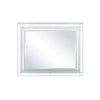 Gunnison Dresser Mirror With LED Lighting Silver Metallic, Bring A Little Glam To Your Mirror With This Glitzy Transitional Mirror, It Looks Great Affixed To A Glam Dresser Or As A Standalone On The Wall.  SKU: 223214