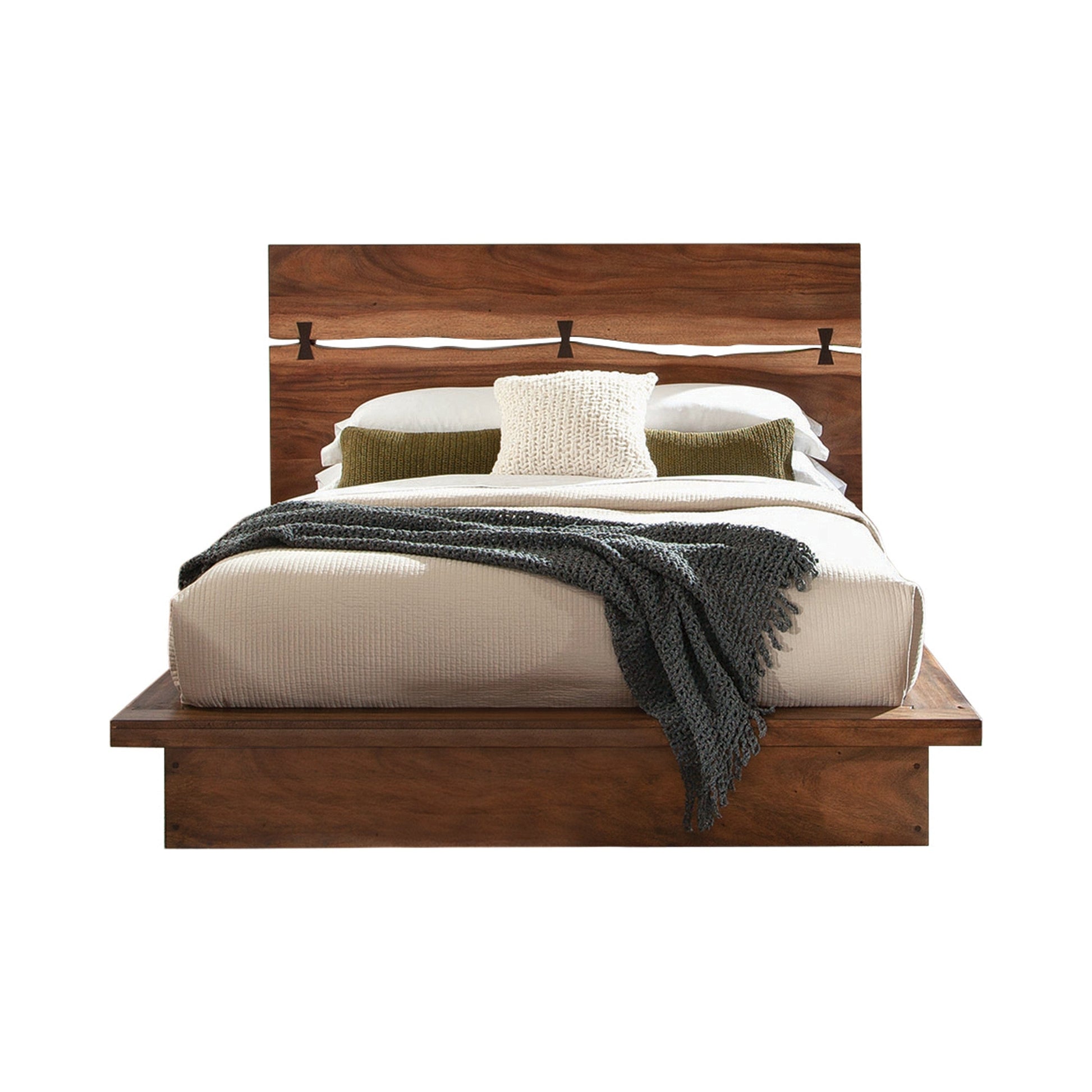 Winslow California King Bed Smokey Walnut And Coffee Bean Collection: Winslow SKU: 223250KW coastmega