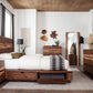 Winslow Storage Queen Bed Smokey Walnut And Coffee Bean Collection: Winslow SKU: 223250SQ coastmega