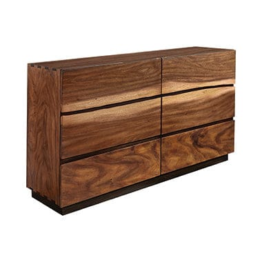 Winslow 6-Drawer Dresser Smokey Walnut And Coffee Bean Collection: Winslow SKU: 223253 coastmega