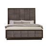 Durango Eastern King Upholstered Bed Smoked Peppercorn And Grey Collection: Durango SKU: 223261KE