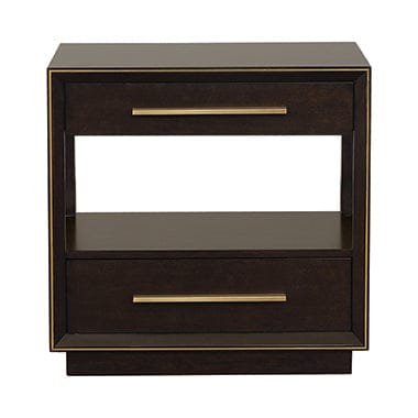 Durango 2-Drawer Nightstand Smoked Peppercorn Collection: Durango SKU: 223262 coastmega