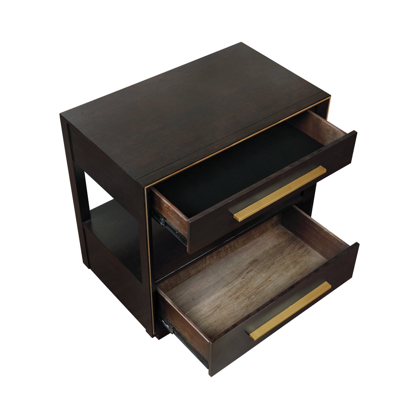 Durango 2-Drawer Nightstand Smoked Peppercorn Collection: Durango SKU: 223262 coastmega