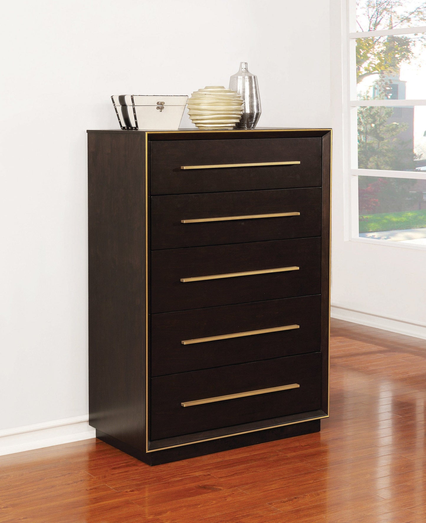 Durango 5-Drawer Chest Smoked Peppercorn Collection: Durango SKU: 223265 coastmega