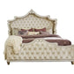 Antonella Upholstered Tufted Bed Ivory And Camel SKU: 223521KE coastmega
