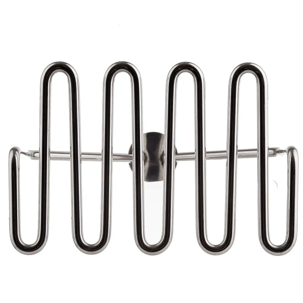 Tablecraft 18 inch Stainless Steel Square-Faced Potato/Bean Masher  Mash potatoes and beans with ease using the Tablecraft 18 inch stainless steel square-faced potato / bean masher-7418 Hannah's Variety Store