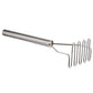 Tablecraft 18 inch Stainless Steel Square-Faced Potato/Bean Masher  Mash potatoes and beans with ease using the Tablecraft 18 inch stainless steel square-faced potato / bean masher-7418 Hannah's Variety Store